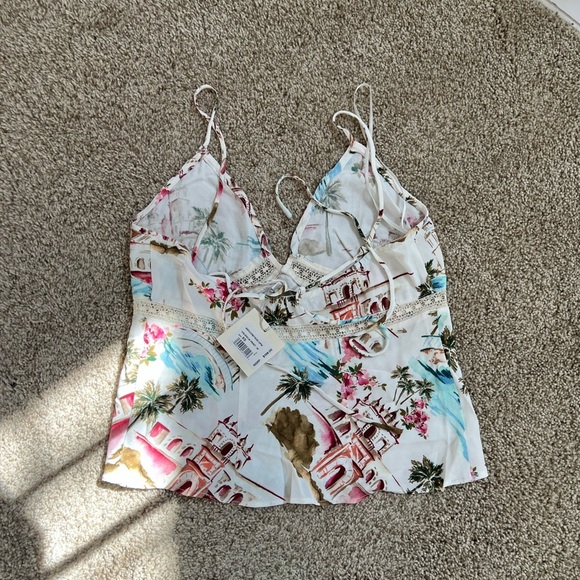 NWT Favorite Daughter The Blackberry Lace Insert Camisole… - Picture 4 of 5